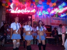 Electric Blue Show Girls