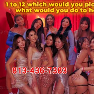 👅12 New Pussies👅🍑We've Got New Tricks For You!!!🍑813-436-7383