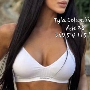 Tyla Columbian is back Escorts San Diego