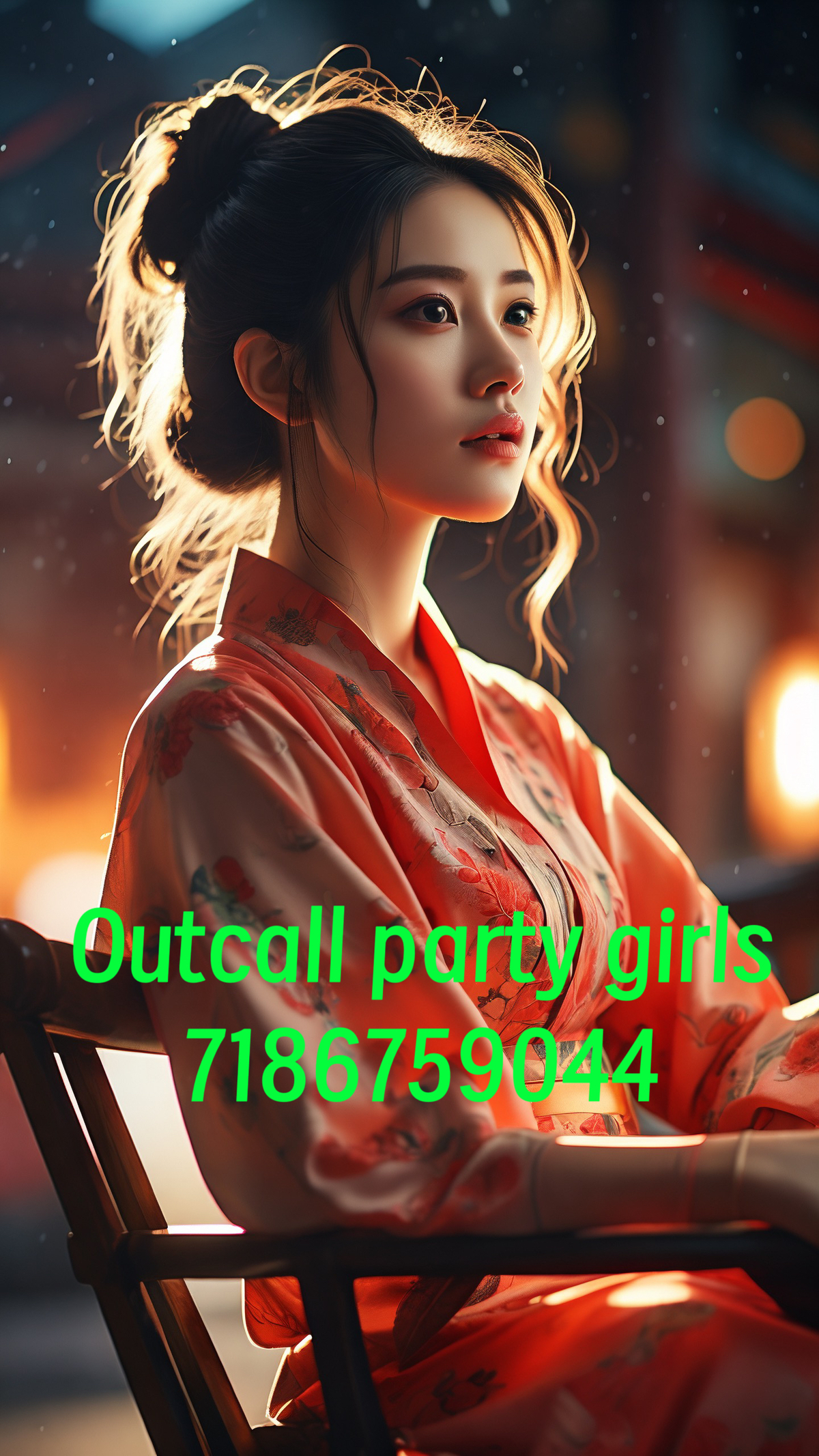 Asian OUTCALL party girl  