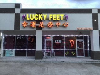 Lucky feet massage
